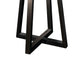 Mika Counter Height Dining Table | 44" Round Top | Umbra Black
