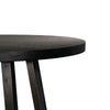 Mika Dining Table | 48" Round Top with Cross Base | Umbra Black