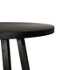 Mika Dining Table | 48" Round Top with Cross Base | Umbra Black