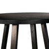 Mika Dining Table | 48" Round Top with Cross Base | Umbra Black