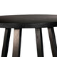 Mika Dining Table | 48" Round Top with Cross Base | Umbra Black