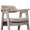 Reno 30" Barstool Chair Set of 2 | Open Cutout Back | Padded Seat | Wheat Brown