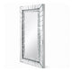 Pali Dresser Mirror | Faux Crystal & Acrylic Diamond Border | 32x47