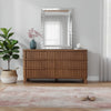 Pali Dresser Mirror | Faux Crystal & Acrylic Diamond Border | 32x47