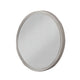 Aren Dresser Mirror | Molded Bordered Frame | White Wood | 35" Round