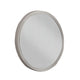 Aren Dresser Mirror | Molded Bordered Frame | White Wood | 35" Round