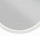 Aren Dresser Mirror | Molded Bordered Frame | White Wood | 35" Round