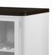 Aren Sideboard Cabinet | 3 Drawers | 2 Glass Doors | White | Brown 62"