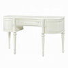 Dorie 2pc Vanity Desk & Flip-Top Mirror Set | Drawer | 2 Cabinets | Ivory