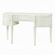 Dorie 2pc Vanity Desk & Flip-Top Mirror Set | Drawer | 2 Cabinets | Ivory