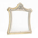 Willa LED Dresser Mirror | Crown Top | Nailed Beige Velvet Upholstery 45x48