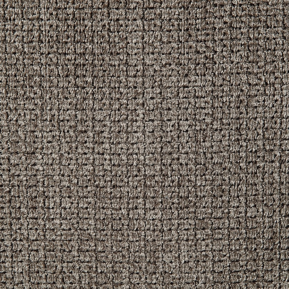 Rily Modular Armless Chair w Lumbar Pillow | Foam Fill Seat | Brown Linen