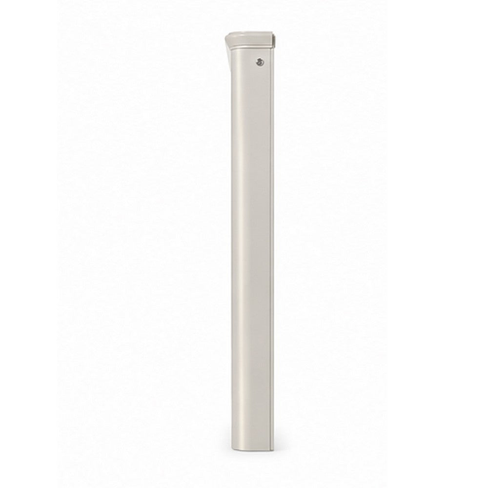 Veda Dresser Mirror w LED | Rectangular L&scape Frame Pearl White 36x45