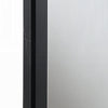 Ishi Dresser Mirror | Vertical Fluted Design | Marble Grain | Black 32x47