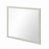 Jisa Dresser Mirror | Rectangular Shape | Framed Design | Beige Wood 38x50