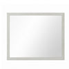 Jisa Dresser Mirror | Rectangular Shape | Framed Design | Beige Wood 38x50