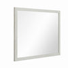 Jisa Dresser Mirror | Rectangular Shape | Framed Design | Beige Wood 38x50