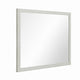 Jisa Dresser Mirror | Rectangular Shape | Framed Design | Beige Wood 38x50