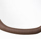 Pima Mirror | Organic Abstract Pebble Shape Frame | Walnut Brown 47"