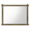 Cera Dresser Mirror | Square Peg Accent Joinery | Antique White Oak | 37x49