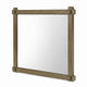Cera Dresser Mirror | Square Peg Accent Joinery | Antique White Oak | 37x49