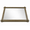 Cera Dresser Mirror | Square Peg Accent Joinery | Antique White Oak | 37x49