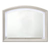 Remy Vanity Dresser Mirror w LED | Arched Frame | Antique White | 35x44
