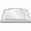 Remy Vanity Dresser Mirror w LED | Arched Frame | Antique White | 35x44