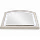 Remy Vanity Dresser Mirror w LED | Arched Frame | Antique White | 35x44