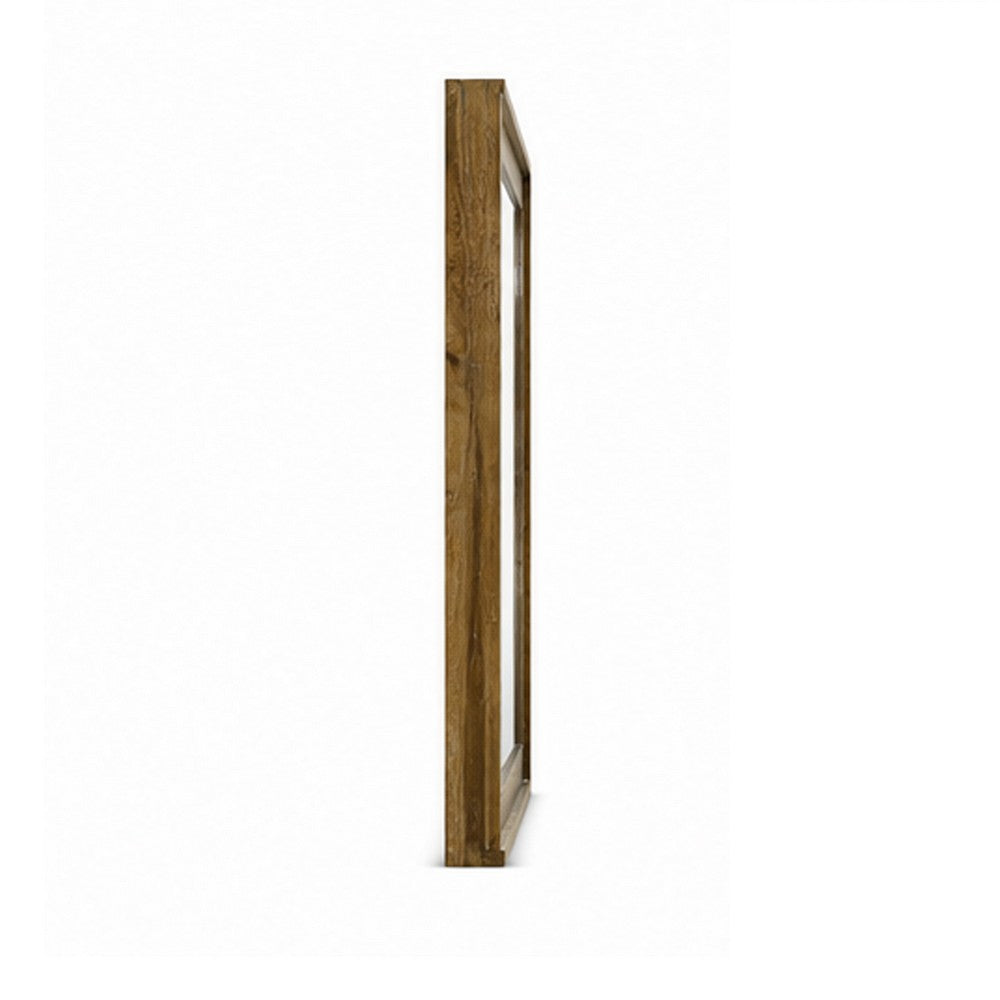 Gary Dresser Mirror | Light Aspen Brown | 37" Square Frame