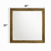 Gary Dresser Mirror | Light Aspen Brown | 37" Square Frame