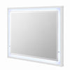 Esy Dresser Mirror | High Gloss White | LED Frame | Beveled Glass | 37x46