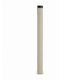 Trex Dresser Mirror | Black Faux Marble Top | 37x40 Beige Reeded Frame