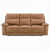 Kima Power Motion Recliner Sofa with USB | Brown Leather Aire | 85"