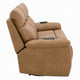 Kima Power Motion Recliner Sofa with USB | Brown Leather Aire | 85"