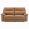 Kima Power Motion Recliner Loveseat | Brown Leather Aire | 76"