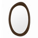 Sima Decorative Wall Mirror | Dark Brown | 32x47 Organic Asymmetrical Shape