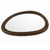 Sima Decorative Wall Mirror | Dark Brown | 32x47 Organic Asymmetrical Shape