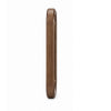 Hima Decorative Wall Accent Mirror | Curved Edges | 31x45 Walnut Brown
