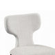 Mopa Side Chair Set of 2 | Gray Chenille | Black Wood Frame | Low Back