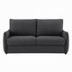 Jona Convertible Sofa with Pullout Queen Bed | Charcoal Gray Chenille | 78"