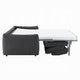 Jona Convertible Sofa with Pullout Queen Bed | Charcoal Gray Chenille | 78"