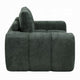 Joe Compressed Sofa | Track Arms | Grid Tufted Green Linen | 76"