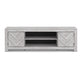 Cany TV Media Console with Firplace Option | 2 Doors | Whitewash | 71"