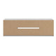 Cany TV Media Console with Firplace Option | 2 Doors | Whitewash | 71"