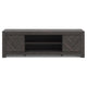 Cany TV Media Console with Firplace Option | 2 Doors | Black | 71"
