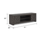 Cany TV Media Console with Firplace Option | 2 Doors | Black | 71"