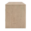 Cany TV Media Console with Firplace Option | 2 Doors | Tan Brown | 71"