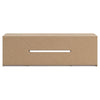 Cany TV Media Console with Firplace Option | 2 Doors | Tan Brown | 71"