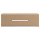 Cany TV Media Console with Firplace Option | 2 Doors | Tan Brown | 71"